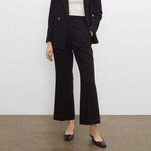 Club Monaco Women's High-Waisted Trousers Black Size 14